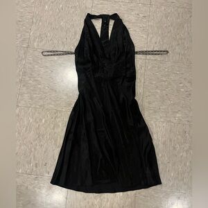 Moda International Black Backless Dress